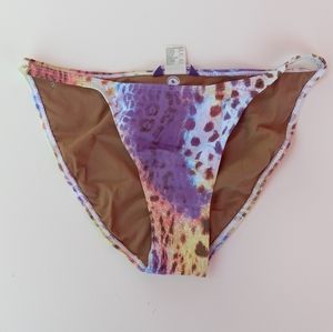 Cia Maritima Brazilian Bikini Swim Bottom Leopard Print